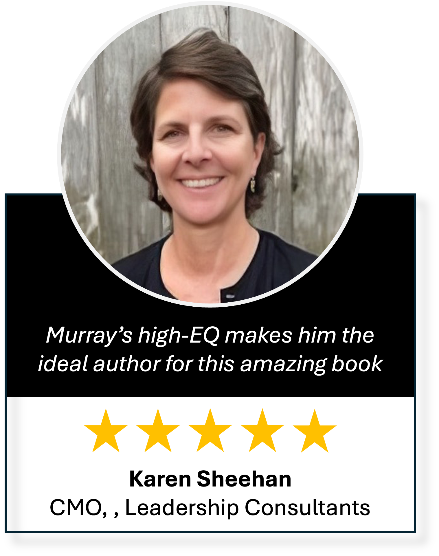 5 star review from Karen