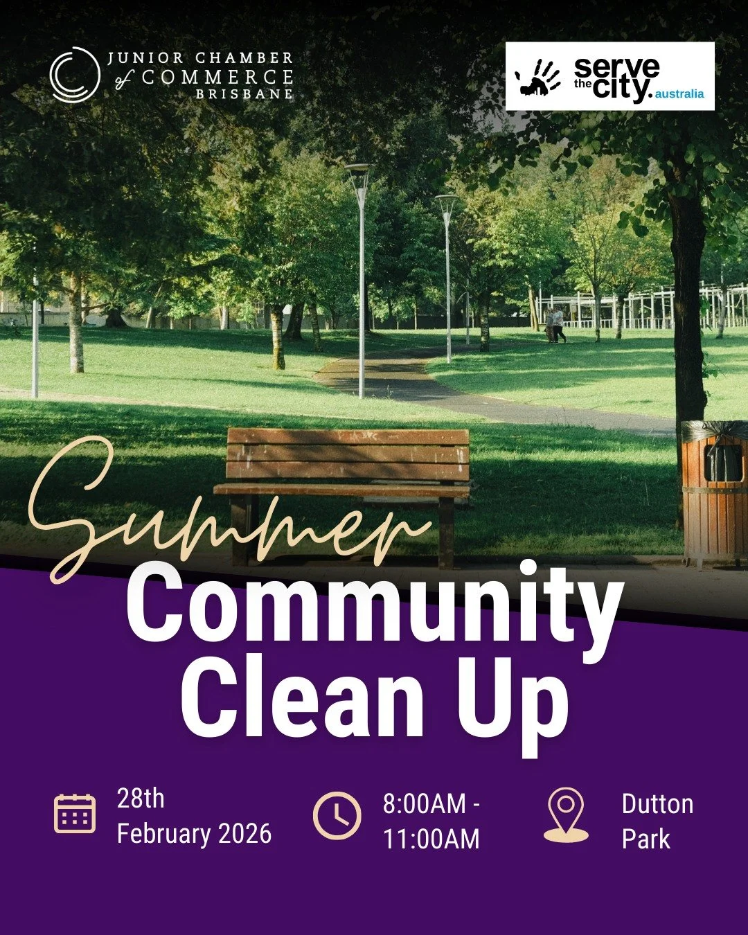 At BJCC, we believe leadership extends beyond the boardroom.

On Saturday 28 February, we&rsquo;re encouraging our community to take part in the Big Brisbane Community Clean Up, hosted by Serve the City and PPP as part of Clean Up Australia Weekend.
