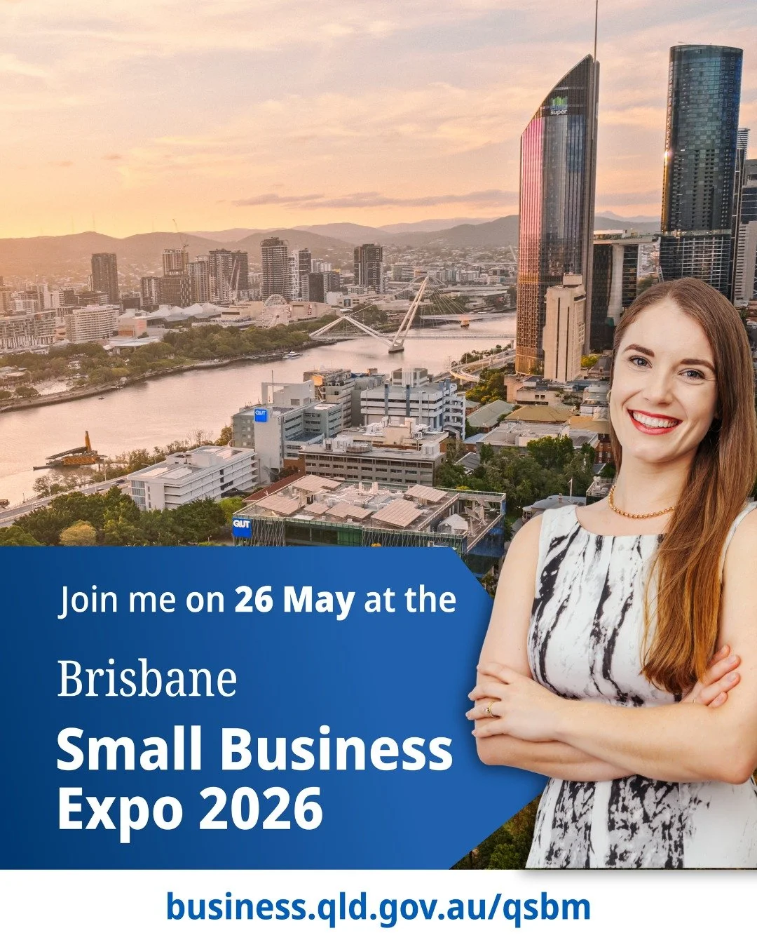 Are you a small business owner looking to grow your network, learn from industry leaders, and connect with like-minded people? Join us at the Queensland Small Business Month Brisbane Expo this May!

We&rsquo;re excited to share that Naomi Saines, Pre