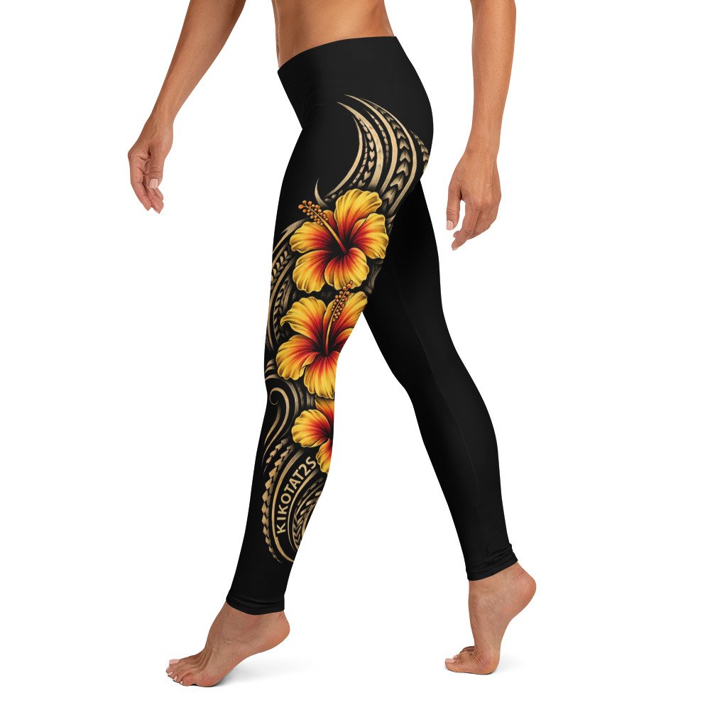 Hibiscus Capri Leggings