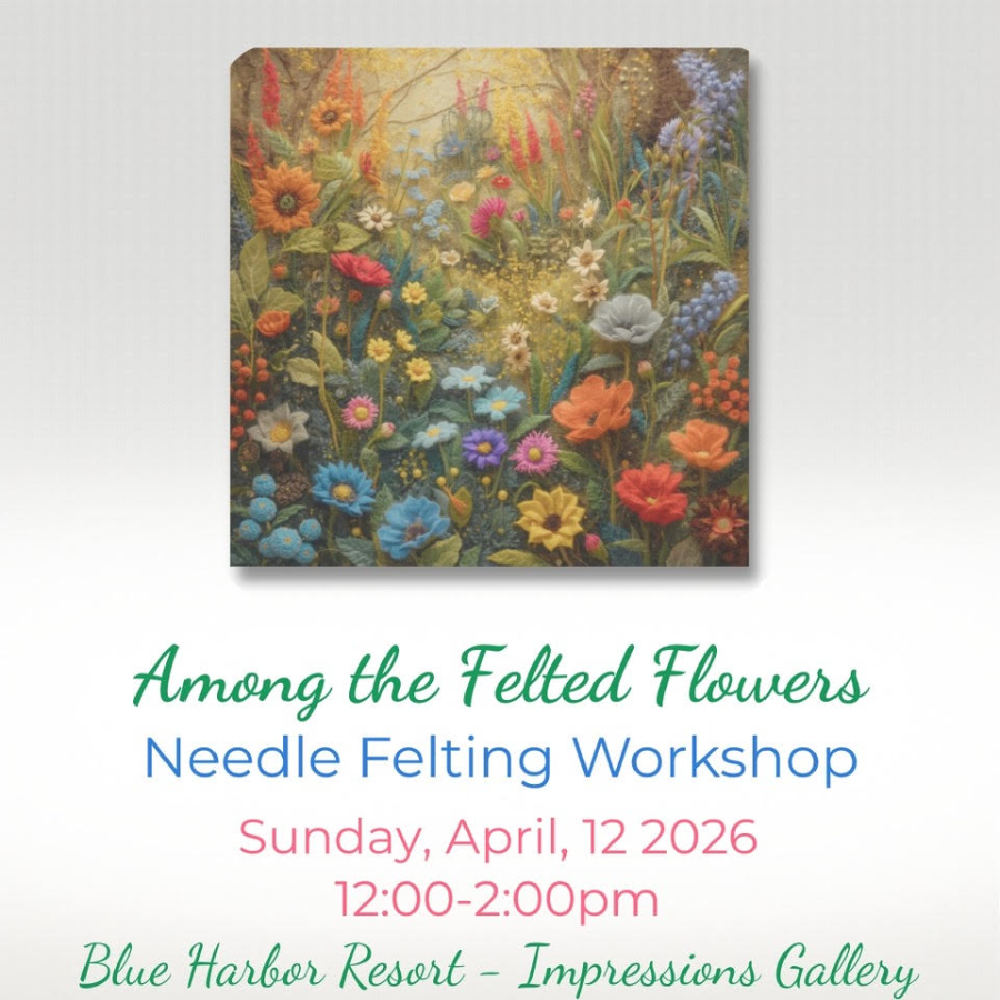 Among the Felted Flowers - Needle Felting Workshop with Dannielle Arneson