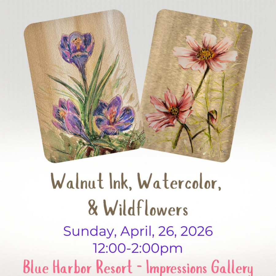 Walnut Ink, Watercolor & Wildflowers with Dannielle Arneson