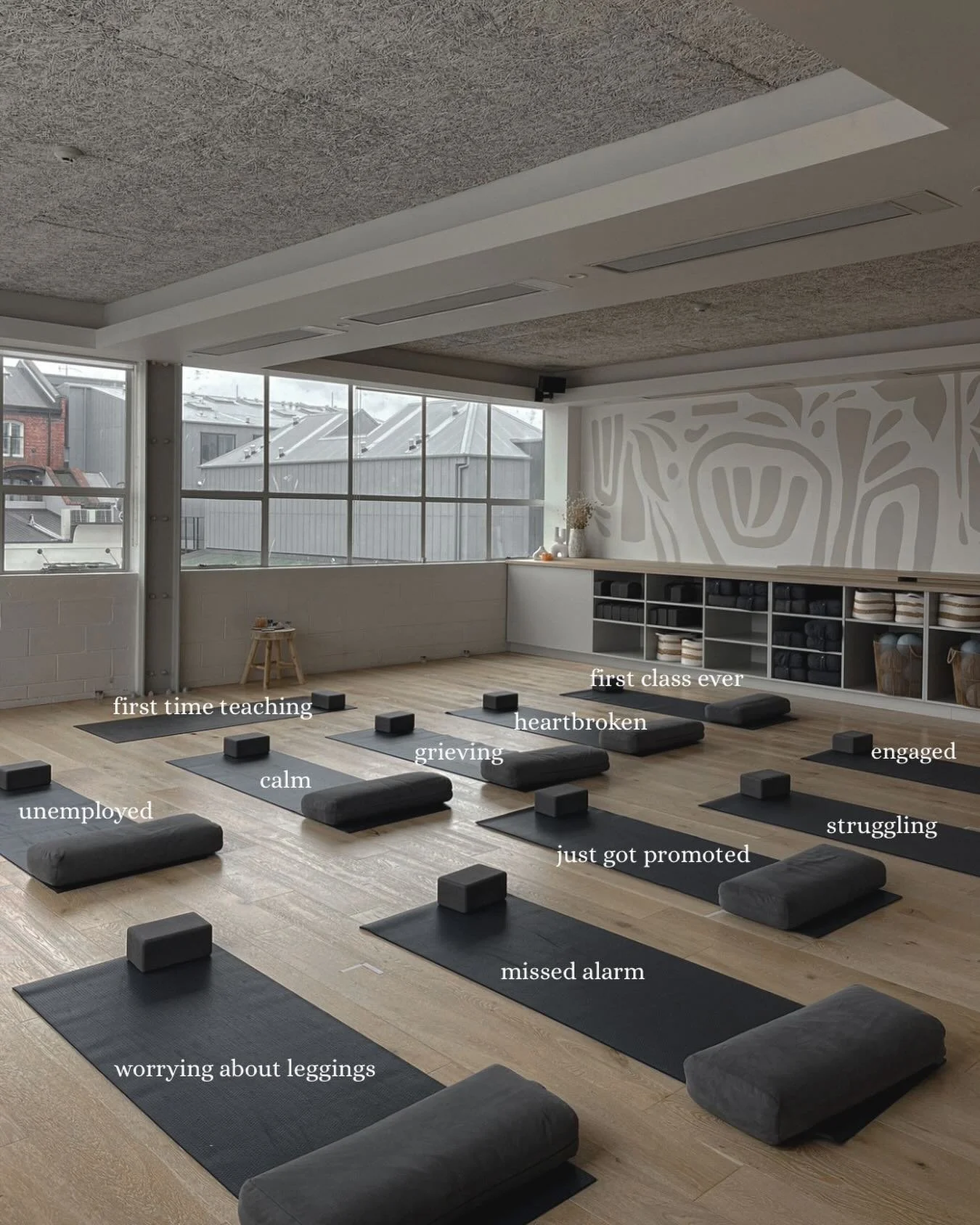 We&rsquo;re all just here showing up and doing our best &mdash; and that&rsquo;s enough 🤍

Go easy on yourself. Go easy on others. You never truly know what someone else might be carrying.

Say hi to the person on the mat next to you. Share a smile.