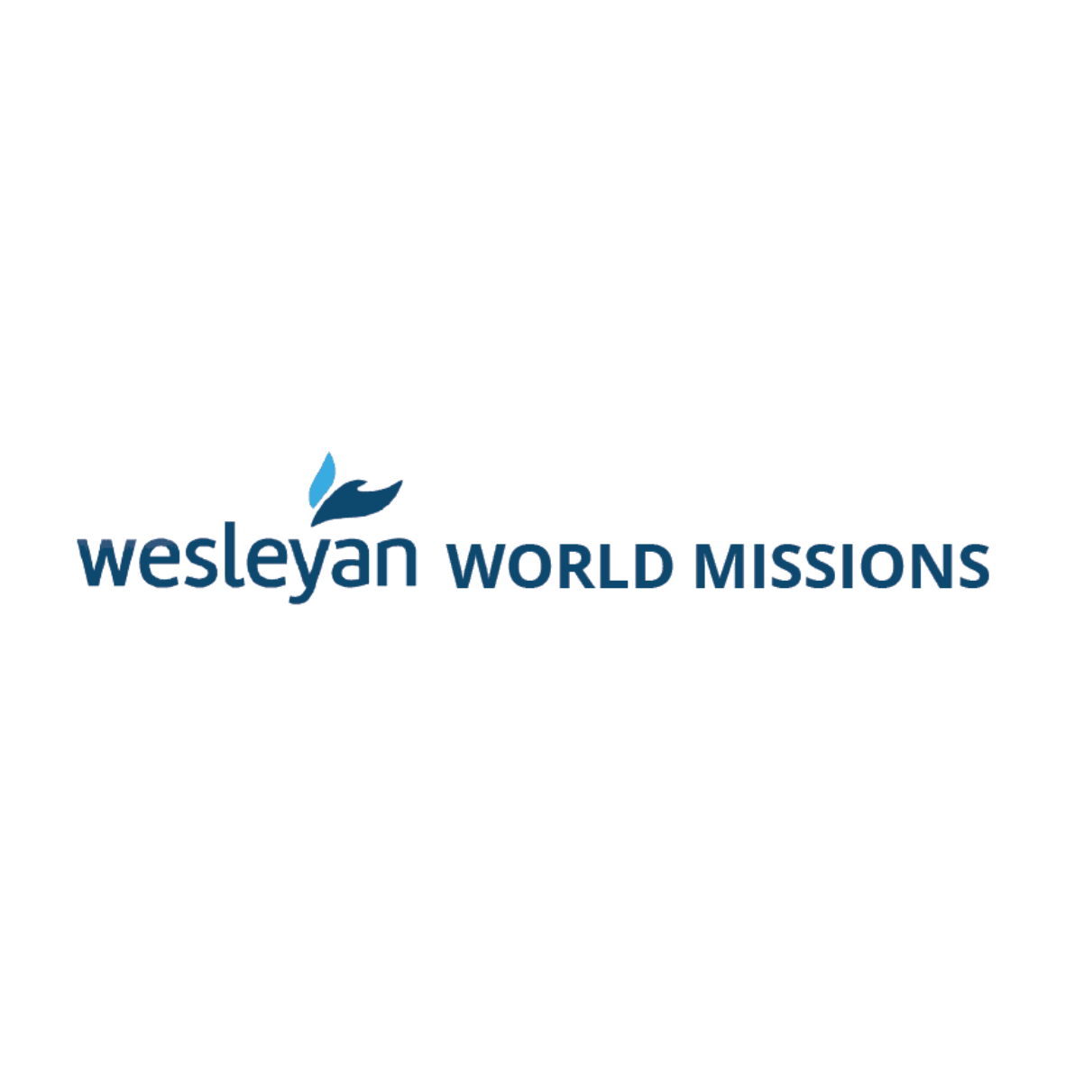 Wesleyan World Missions logo with a stylized blue dove above the text.