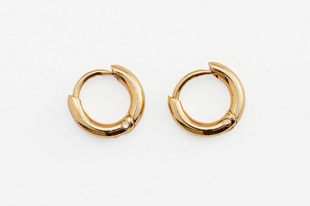 Lantana earrings gold