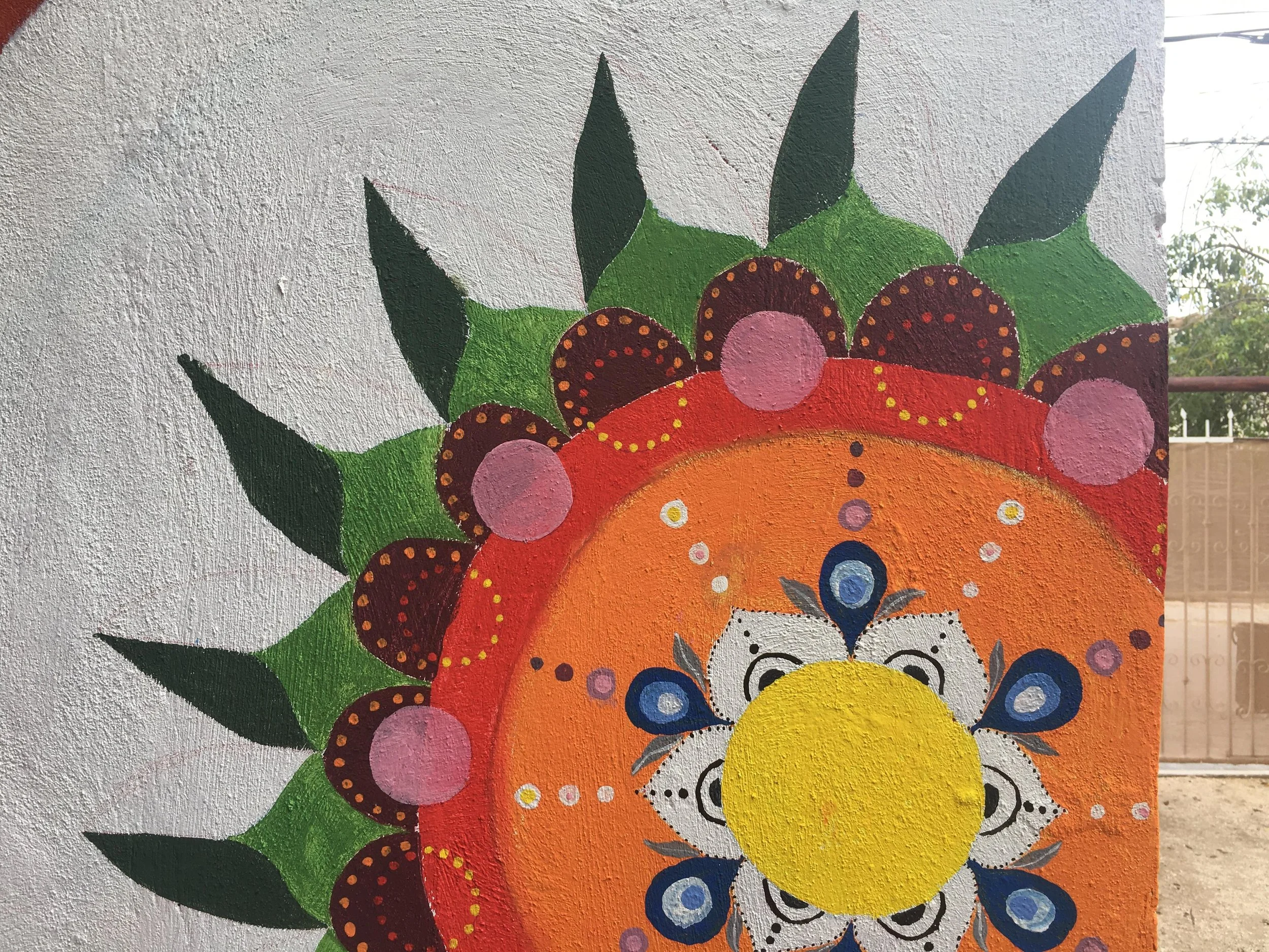 Mandala in Mexico
Playa del Carmen 2019
Casa Tikkun-Han
​
Painted with acrylic.
Diameter: 1.5 m.
​