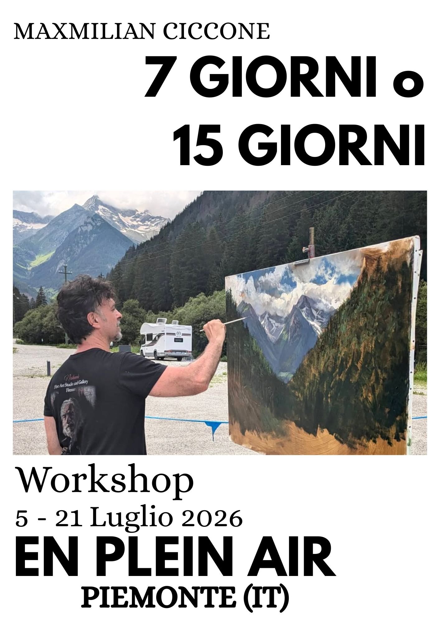 WORKSHOP EN PLEIN AIR - LUGLIO 2026 