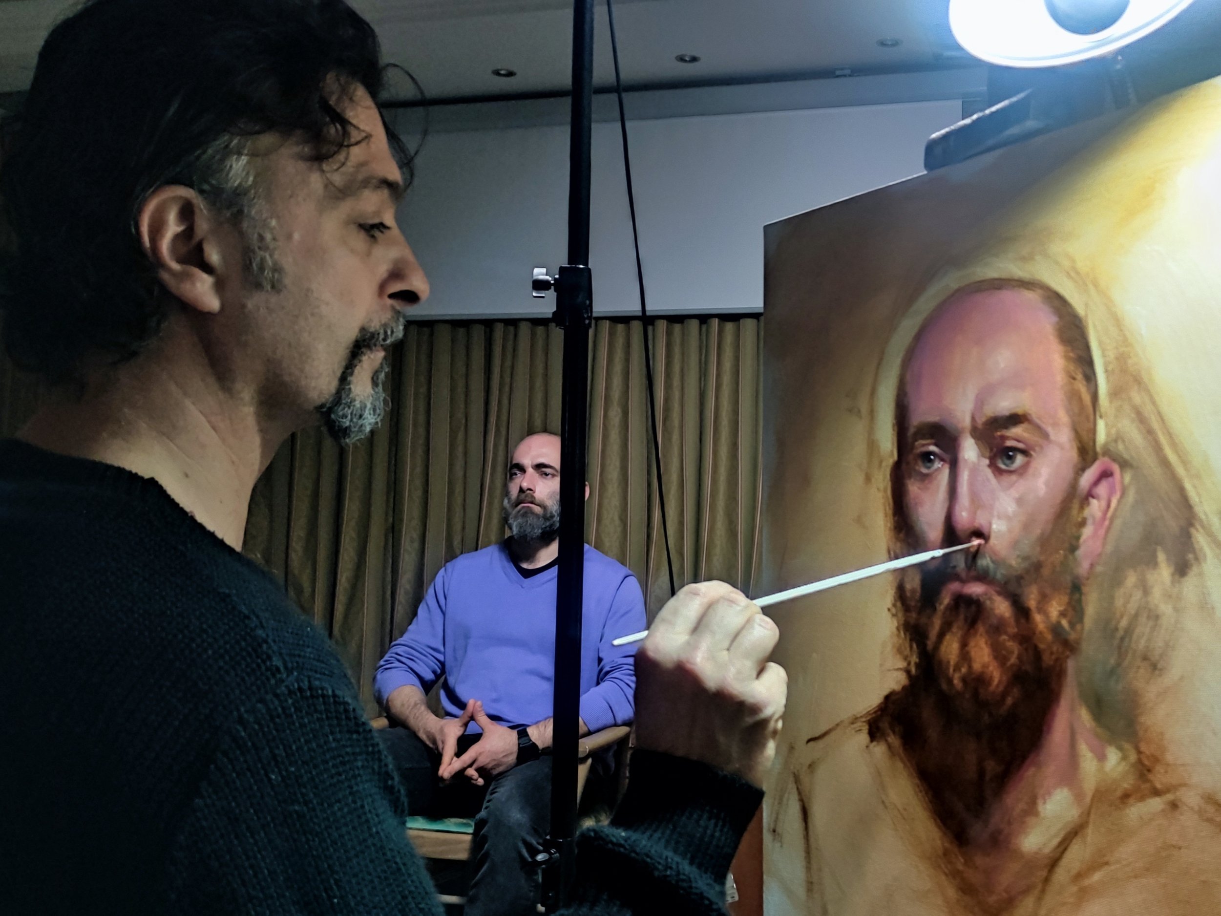 Workshop di Pittura, Ritratto dal Vero