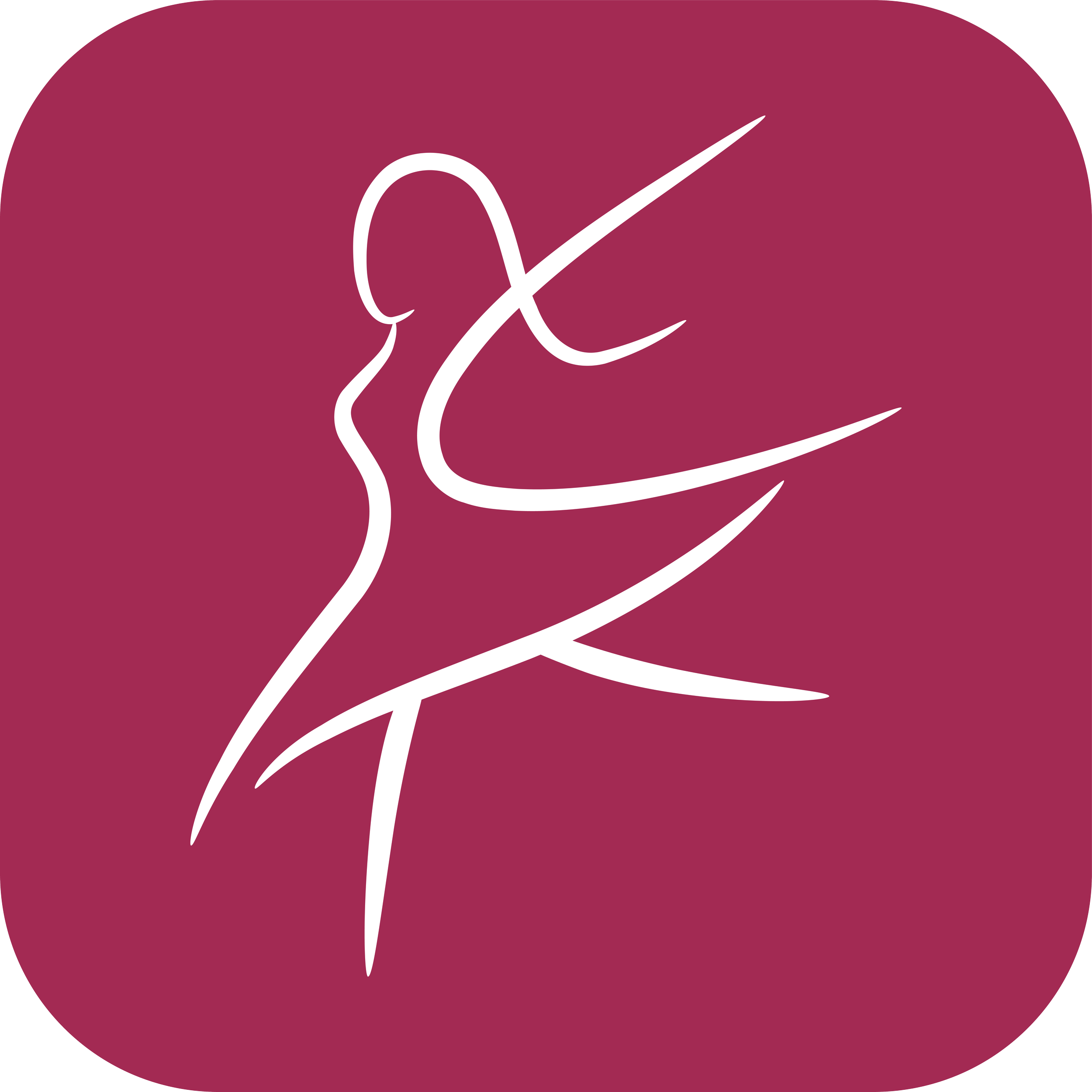 Lineares, abstraktes Design in Weiß auf dunkelrotem Hintergrund