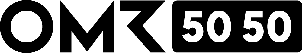 Das Bild zeigt die Zahl 50, geschrieben in weiß auf schwarzem Hintergrund, zweimal.