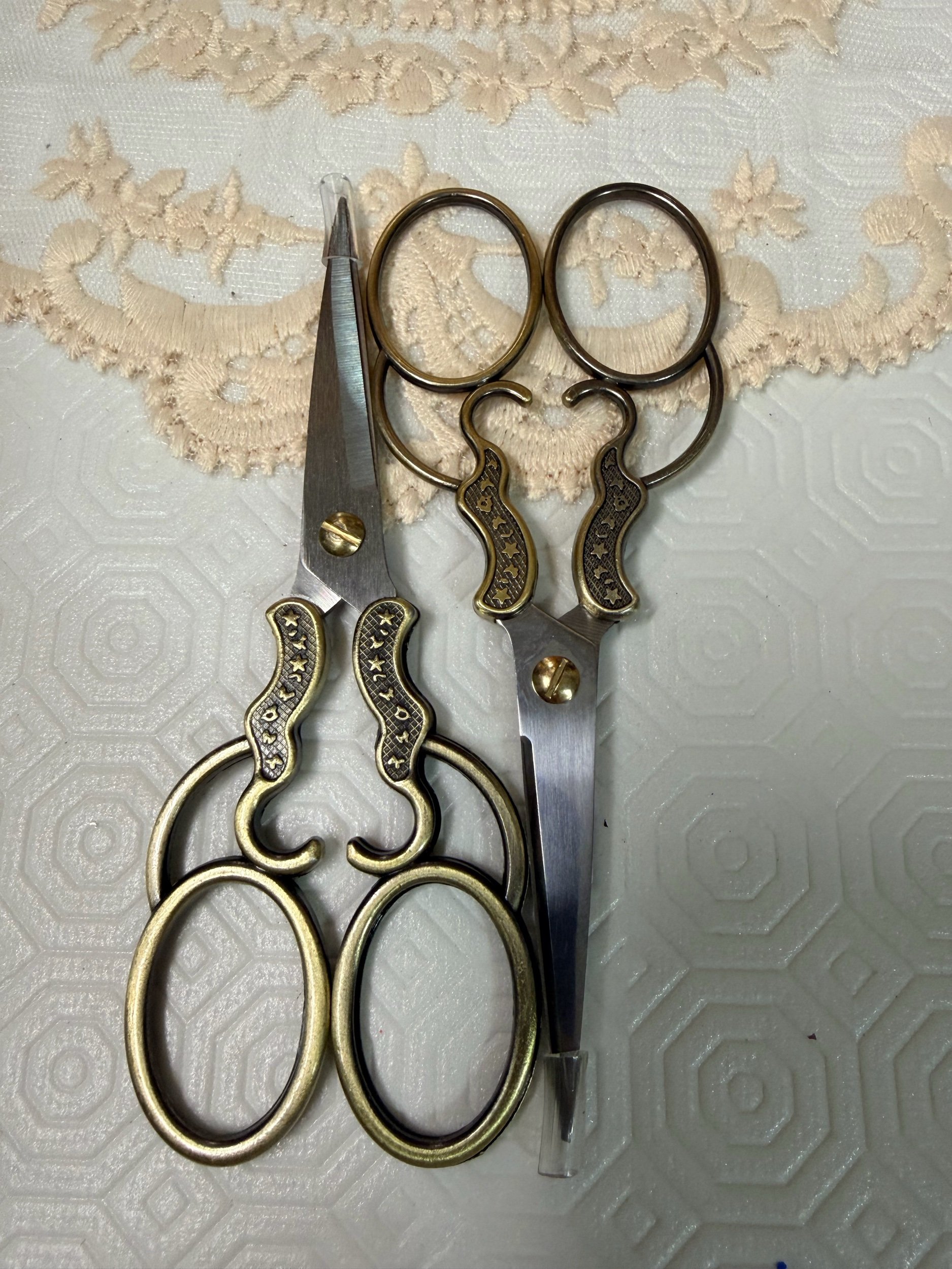 Vintage stainless steel scissors