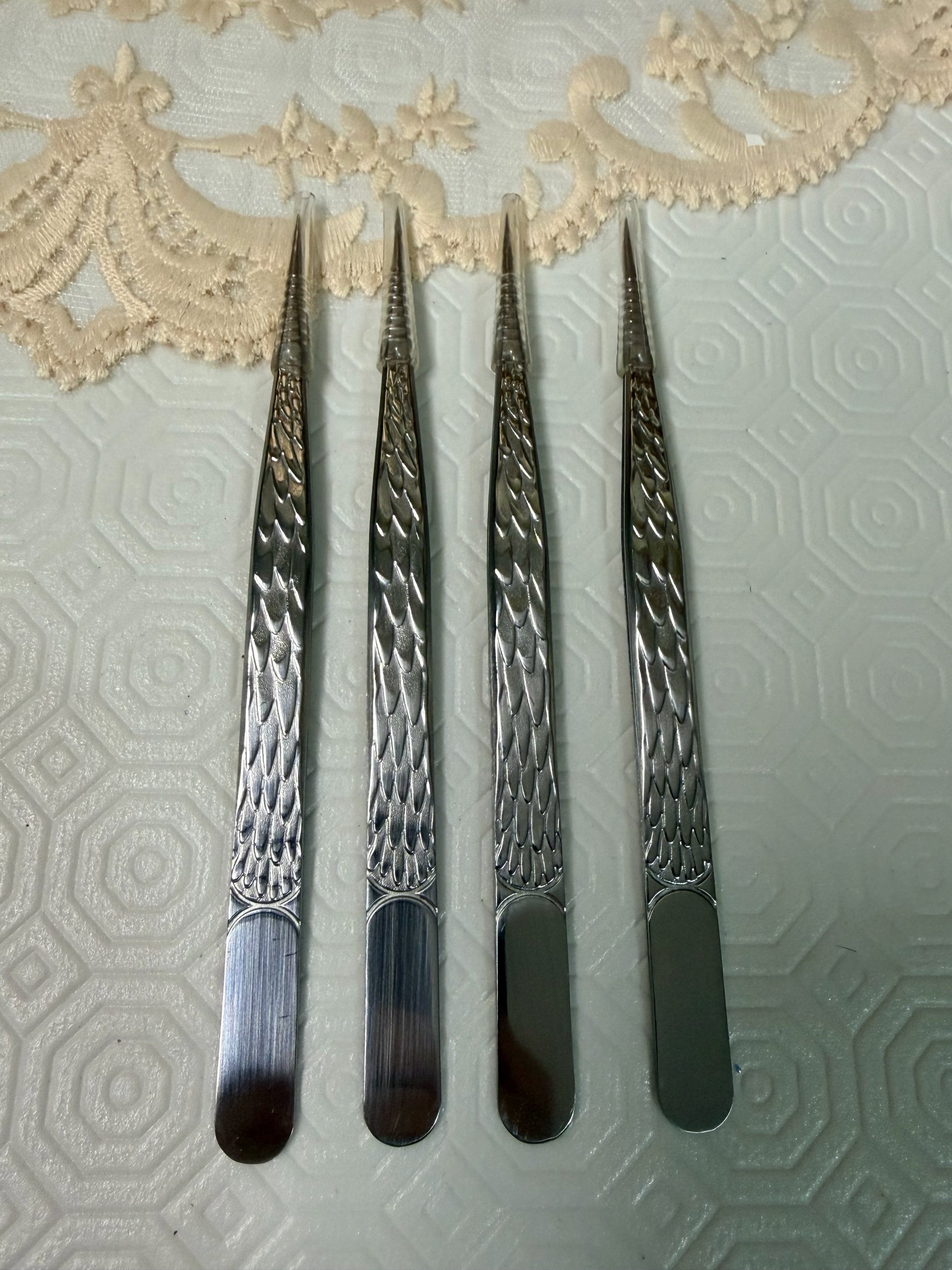 Stainless steel precision tweezers