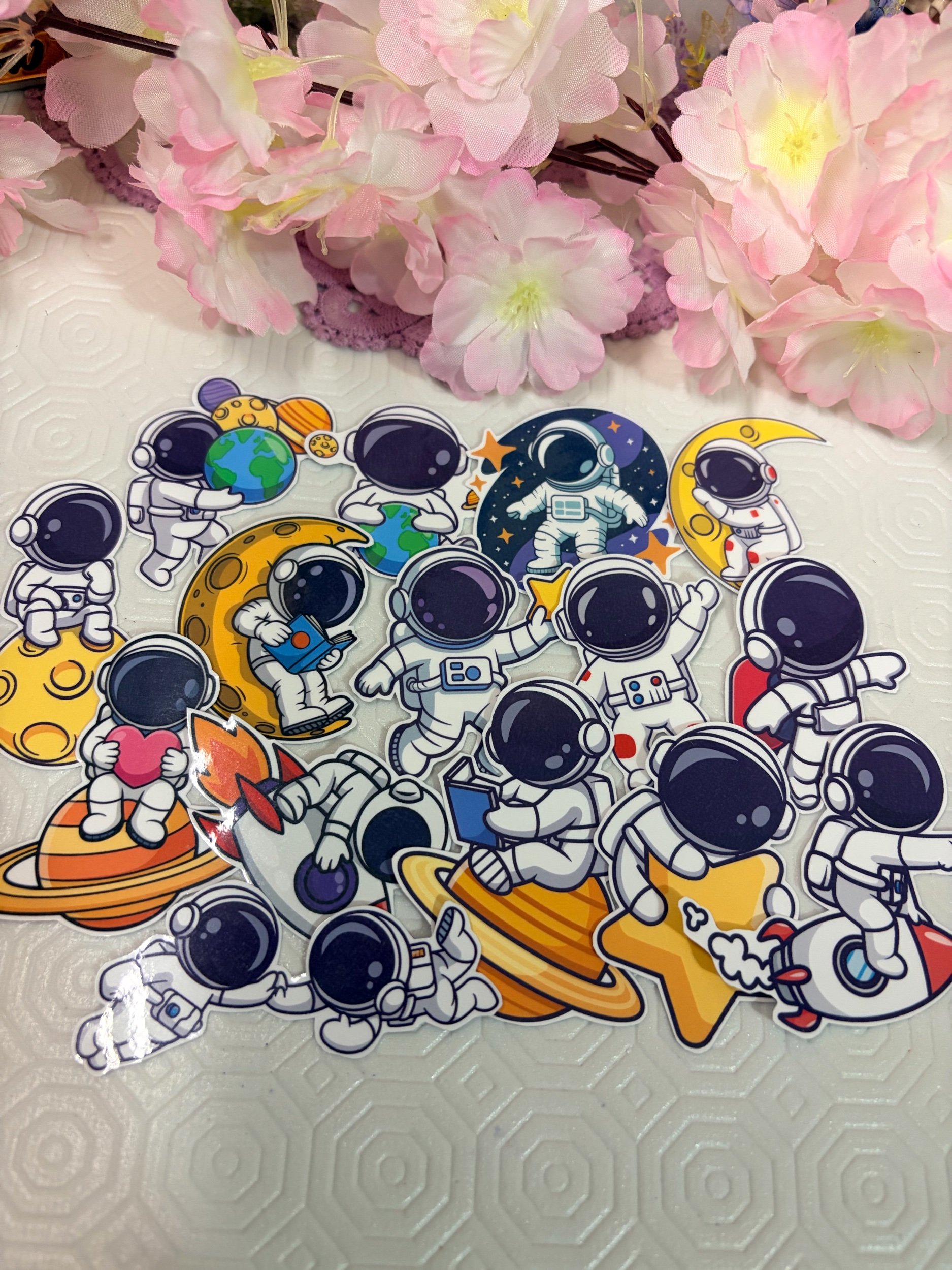 Astronaut stickers