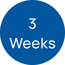 The timeline for the project was 3 weeks