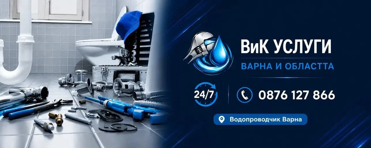 ВиК помощ във Варна 24/7 – водопроводчик за аварийни и планови ремонти