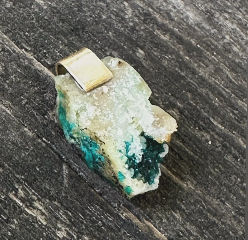 Dioptase with Chrysocolla