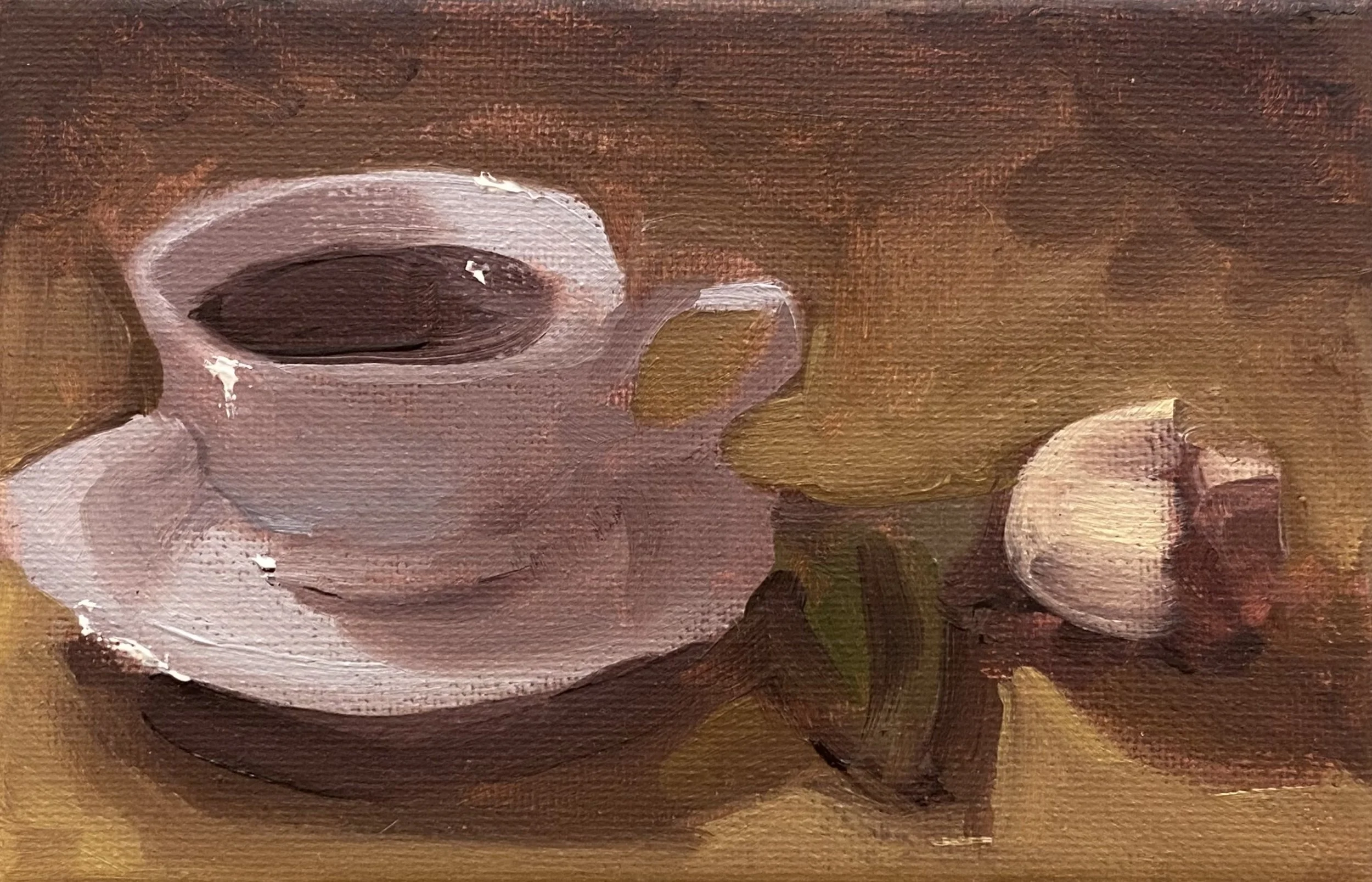 Coffee For One: A Color Study (At Gallery)