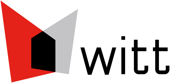 Abstract geometrisch ontwerp met rode, grijze en zwarte vormen