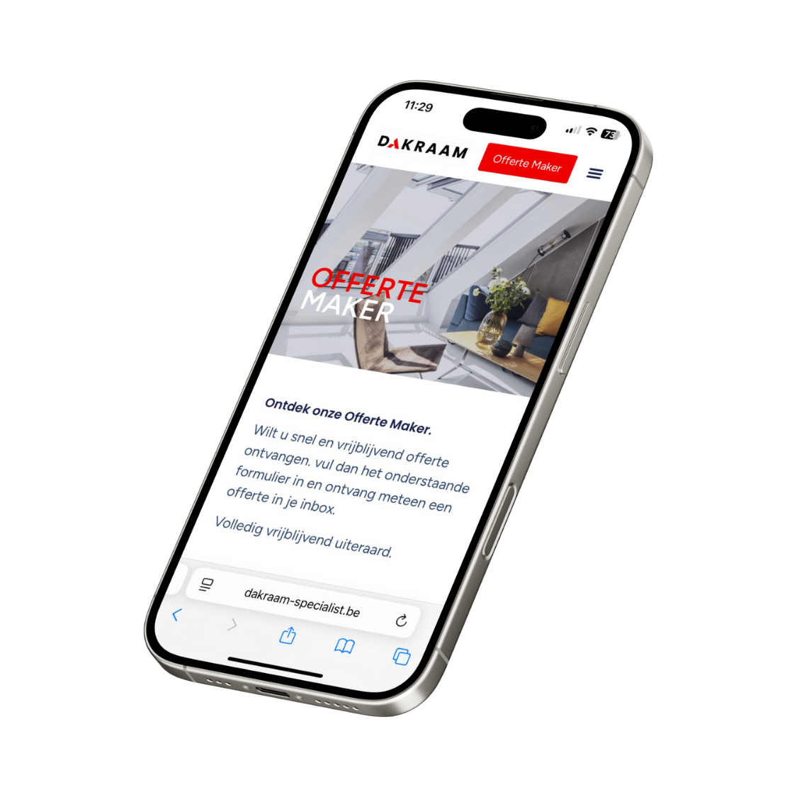 Interactieve AI offerte tool voor directe prijsberekening, specifiek ontwikkeld voor de bouwsector door Brique