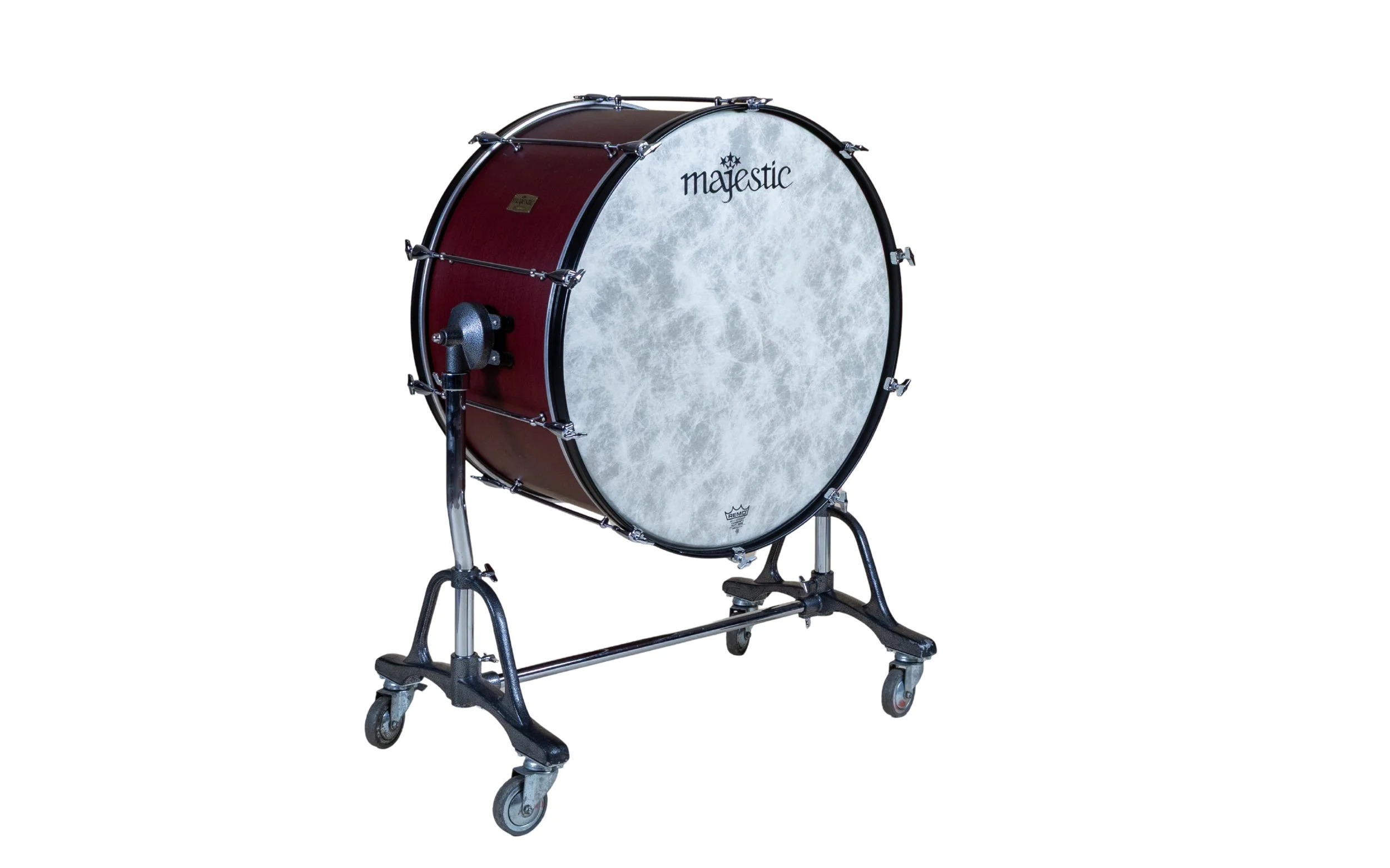 32" Majestic Concert Series Bass Drum, with tilting stand