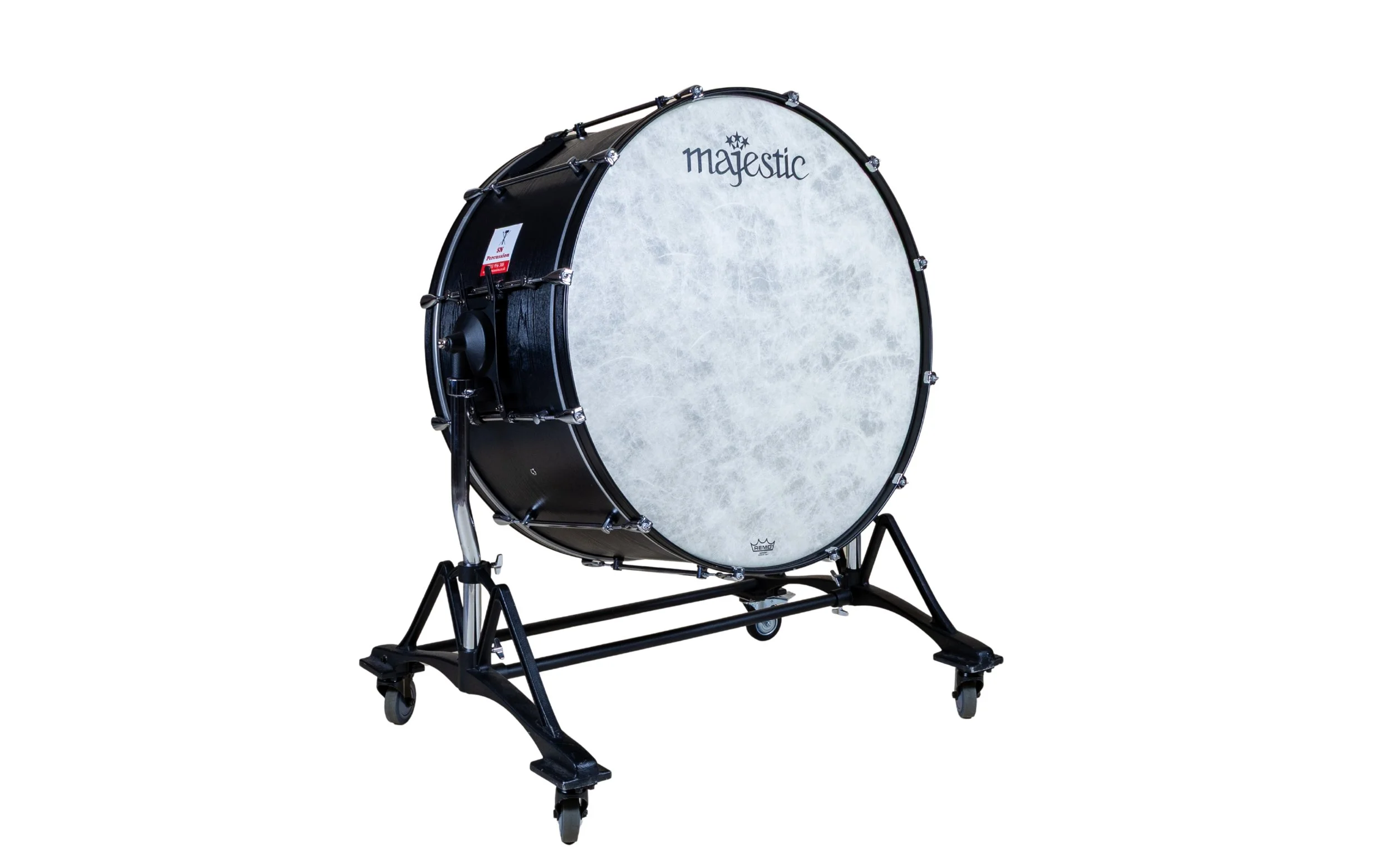 36" Majestic Concert Series Bass Drum, with tilting stand