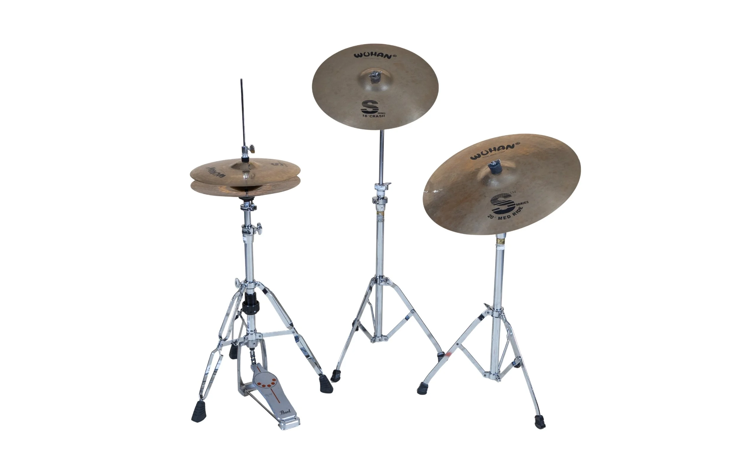 Wuhan S Series (includes a 16” Zildjian ZHT Crash) Cymbal Pack