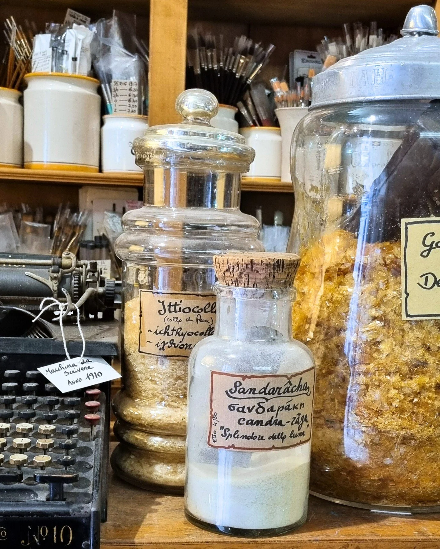 Playing with clay, preparing for some new class offerings. Things that I wish had been available to me when I was starting out. Making our weekly visit to our favourite supply store in Rome. Owned by one family for generations, the store has been pau