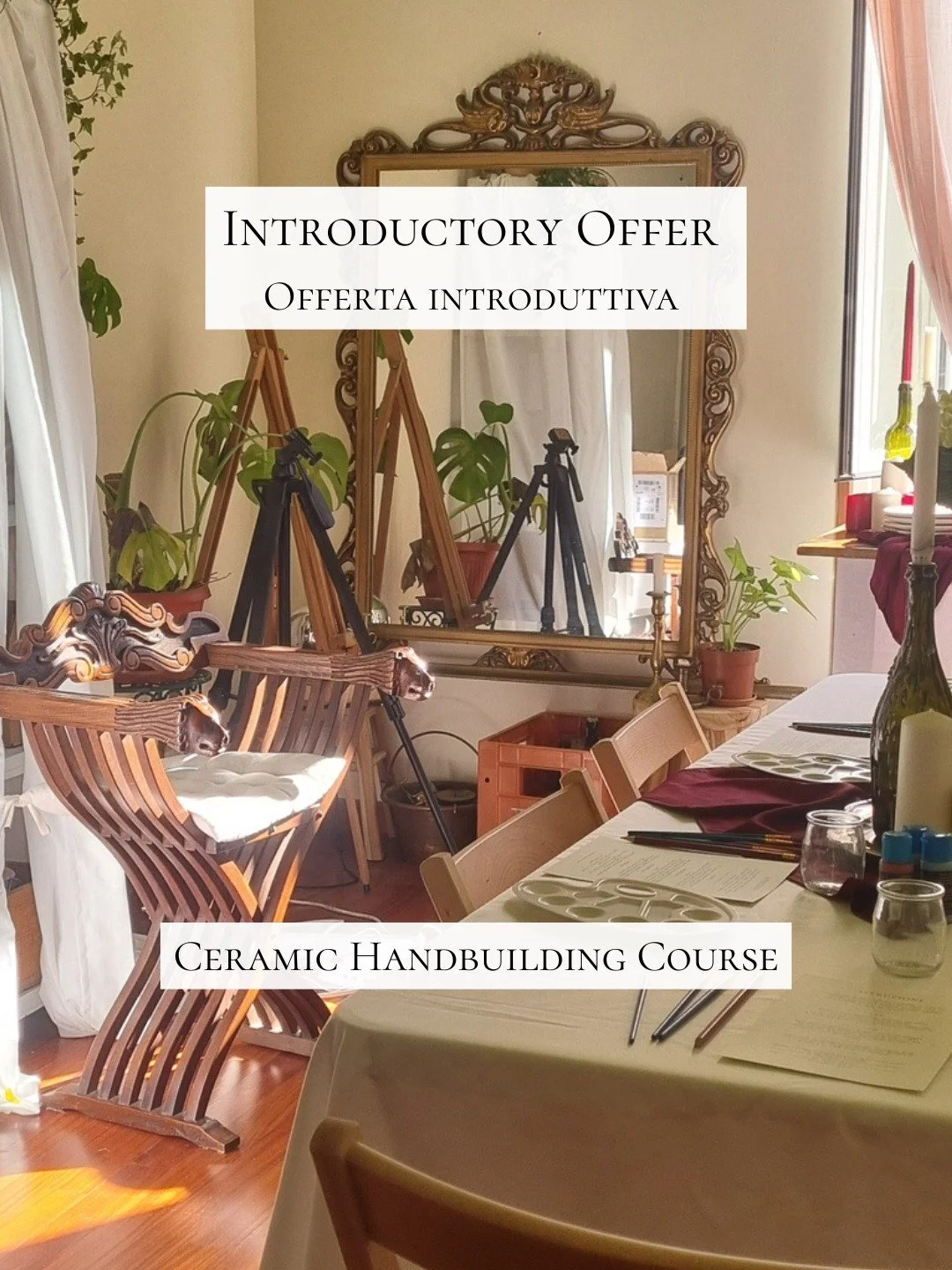 An introductory offering for our new ceramic handbuilding course at Soli.

A small weekly group exploring clay through slow, guided practice in an intimate studio setting.

Beginning 30 May
Saturdays &middot; 14:00
2 hour class
20&euro; per week for 