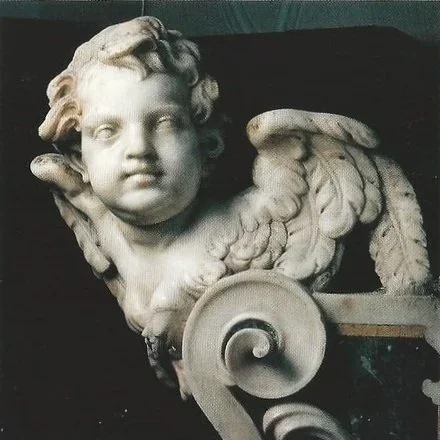 Putto Head - Marble Architectural Ornament