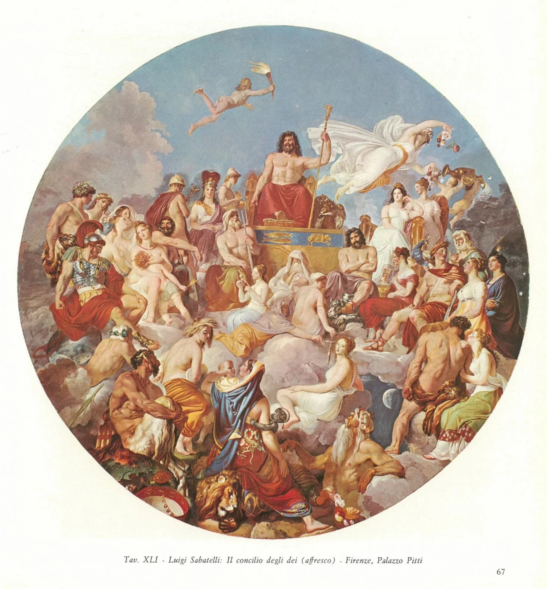 The Council of the Gods on Olympus