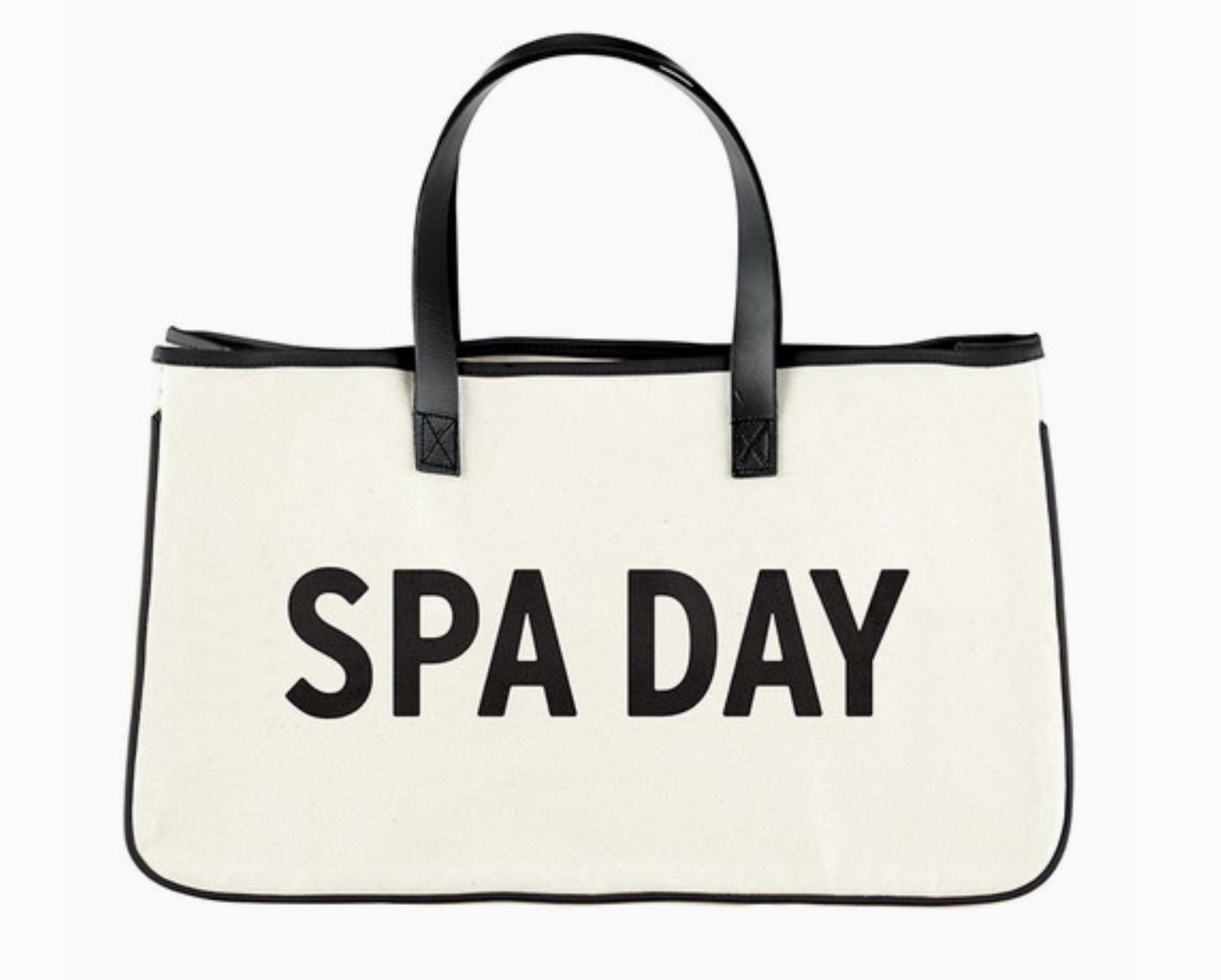 Canvas Tote - Natural - Spa Day