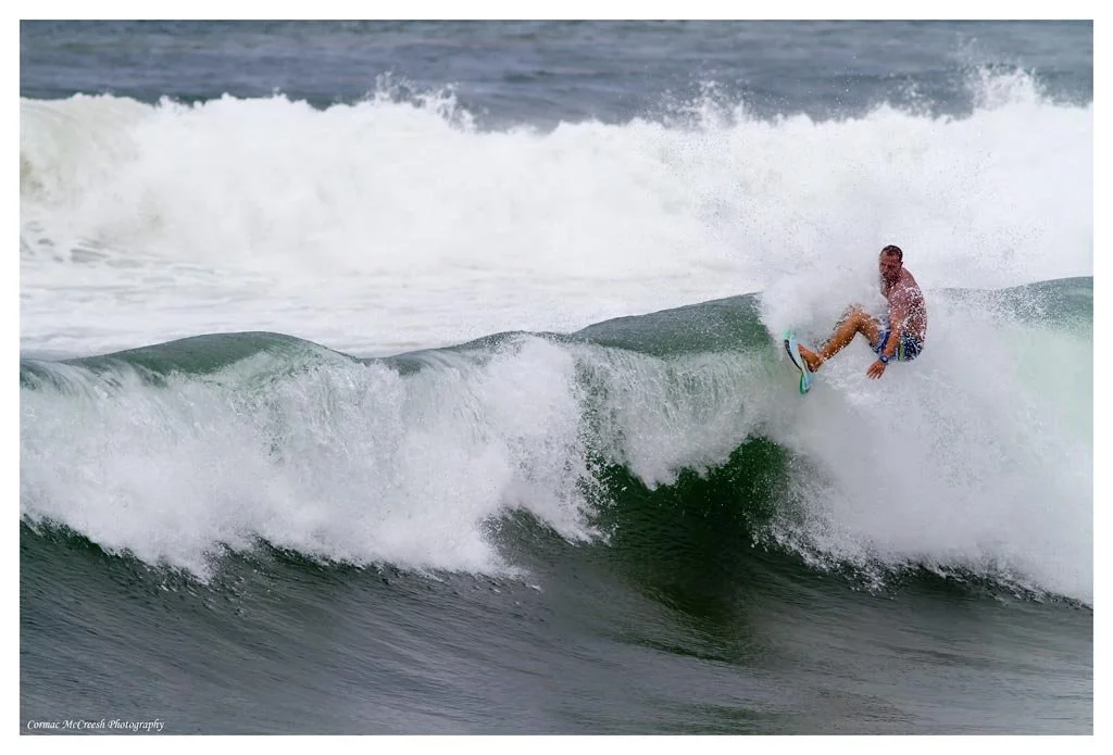 Surfing cyclone Irina