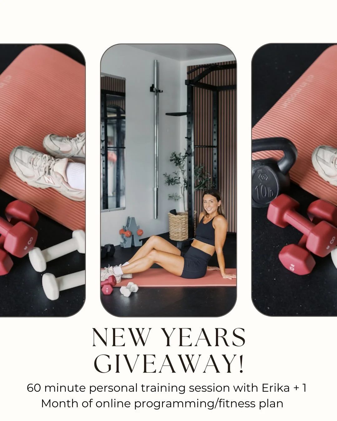 What better way to celebrate the New Year with a giveaway!!!! Launching Erika Potoka Fitness was such an amazing experience in 2025 and I&rsquo;m so excited for what&rsquo;s to come in 2026!!!! I&rsquo;m so grateful for all of your support and excite