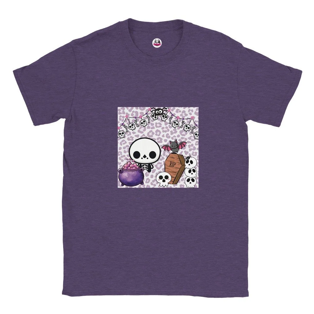 Creapy Skull, T-Shirt in Premium-Qualität