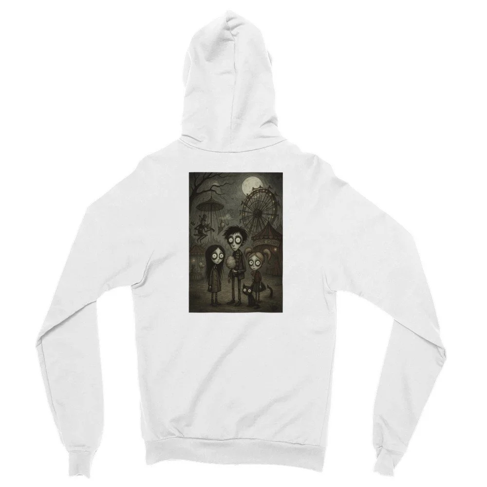 Gothic Fair inspiriert von Tim Burton, Zipper in Premium-Qualität