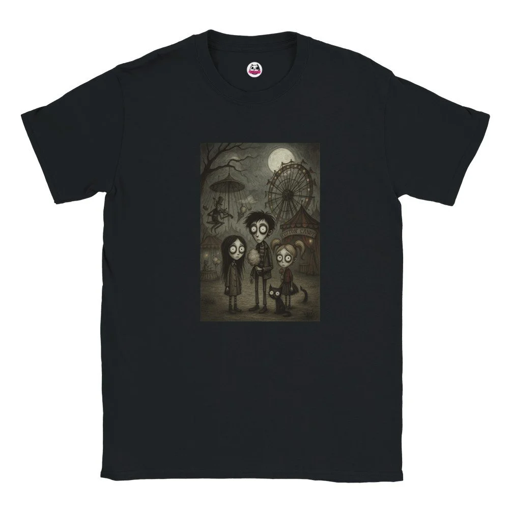 Gothic Fair inspiriert von Tim Burton, T-Shirt in Premium-Qualität
