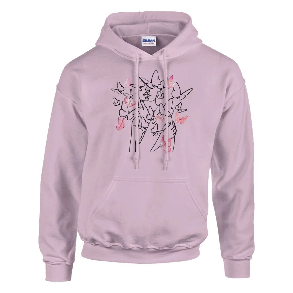 Madame Butterfly, Hoodie in Premium-Qualität