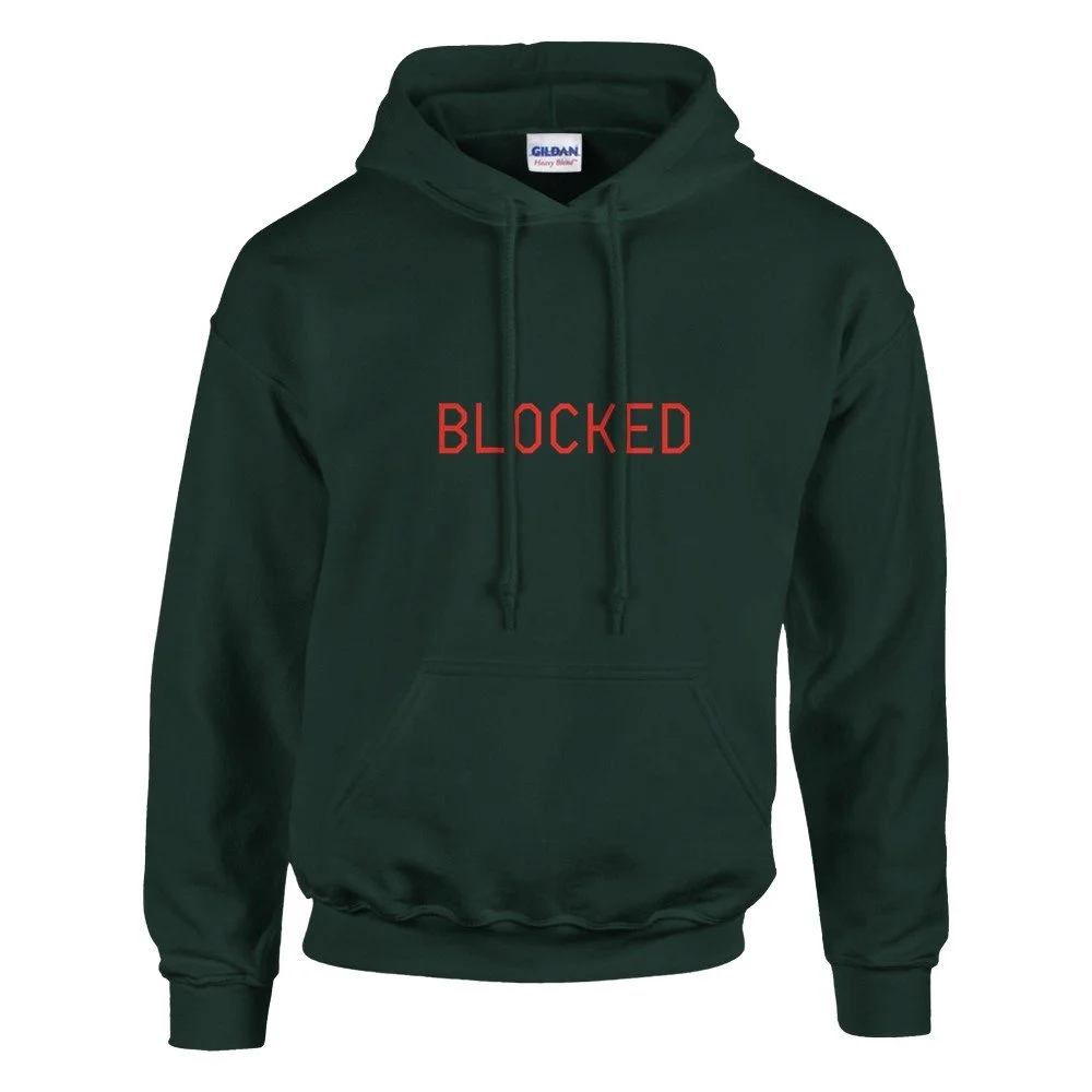 Blocked, Hoodie in Premium-Qualität