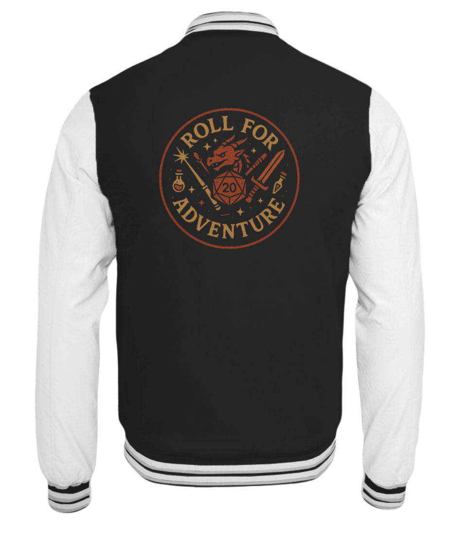 Rollenspiel "Epic Roll", weiche Collegejacke in Premium-Qualität