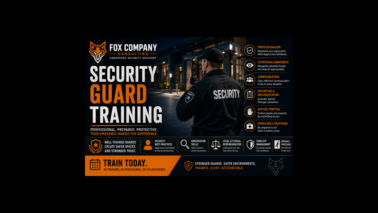 Security Guard Training Program