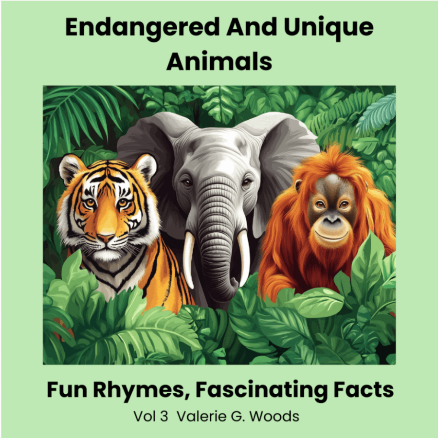 Book cover for: Endangered and Unique Animals - Fun Rhymes, Fascinating Facts Vol. 3