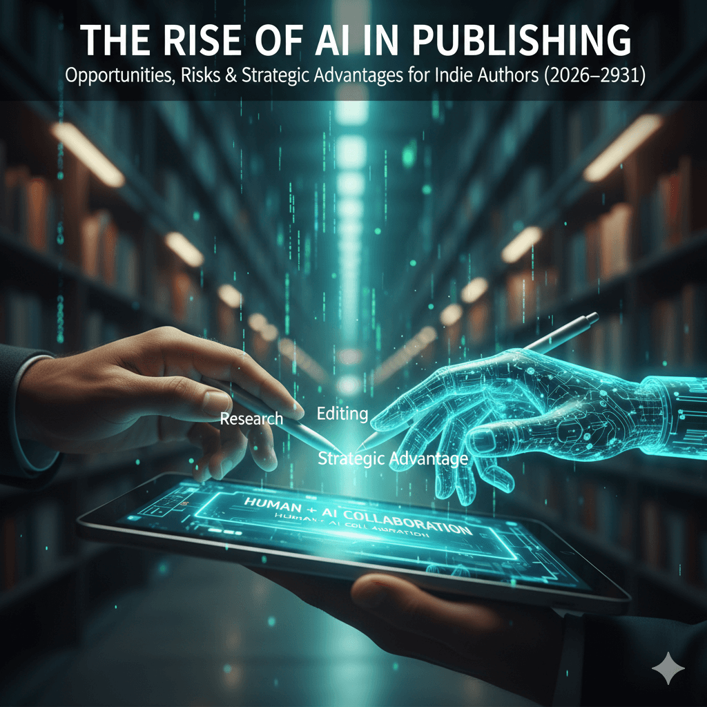 The Rise of AI in Publishing: Opportunities, Risks &amp; Strategic Advantages for Indie Authors (2026–2031)