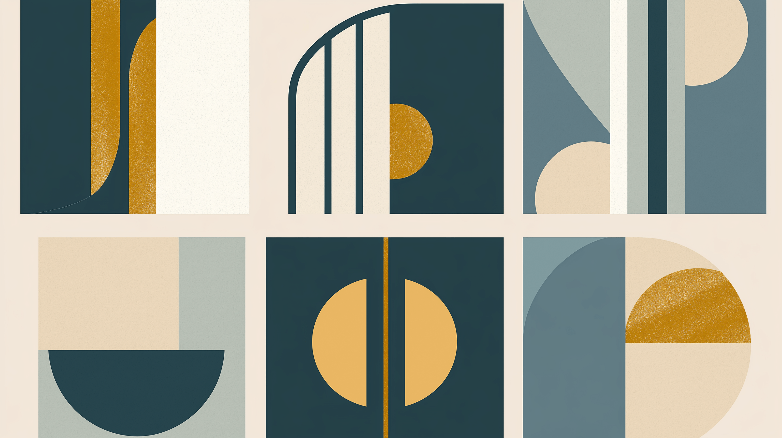 Graphic image of common abstract patterns