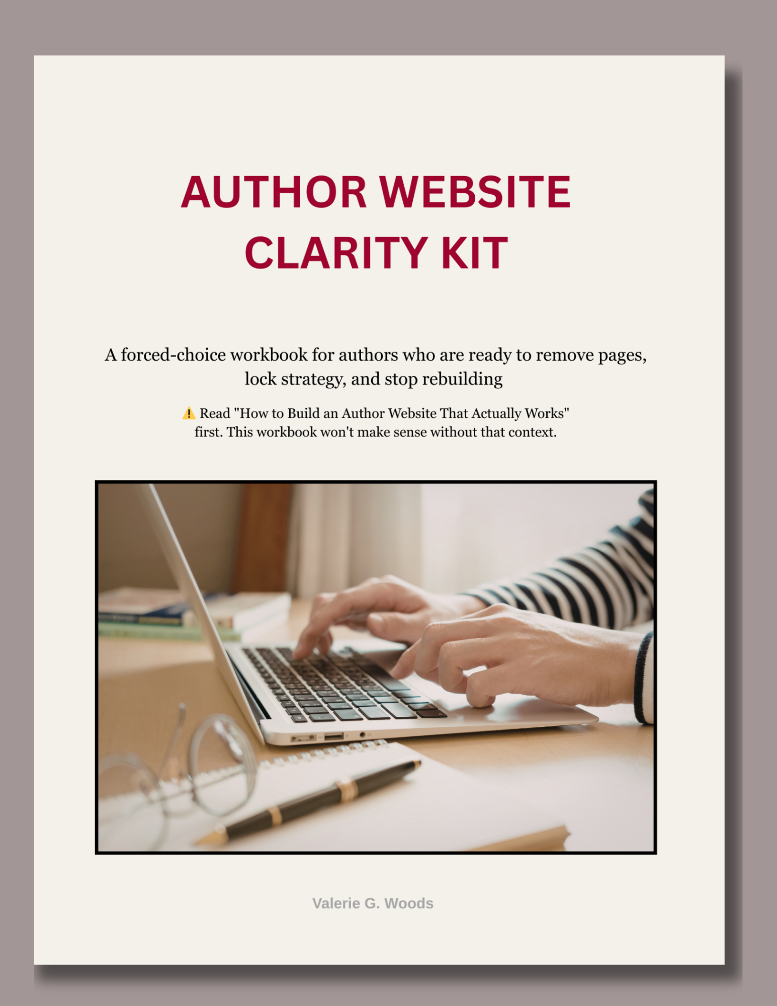 Cover for Author Website Clarity Kit
