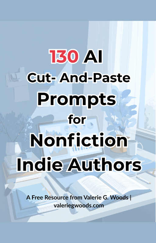 PDF cover for: 130 AI cut and paste prompts for nonfiction indie authors