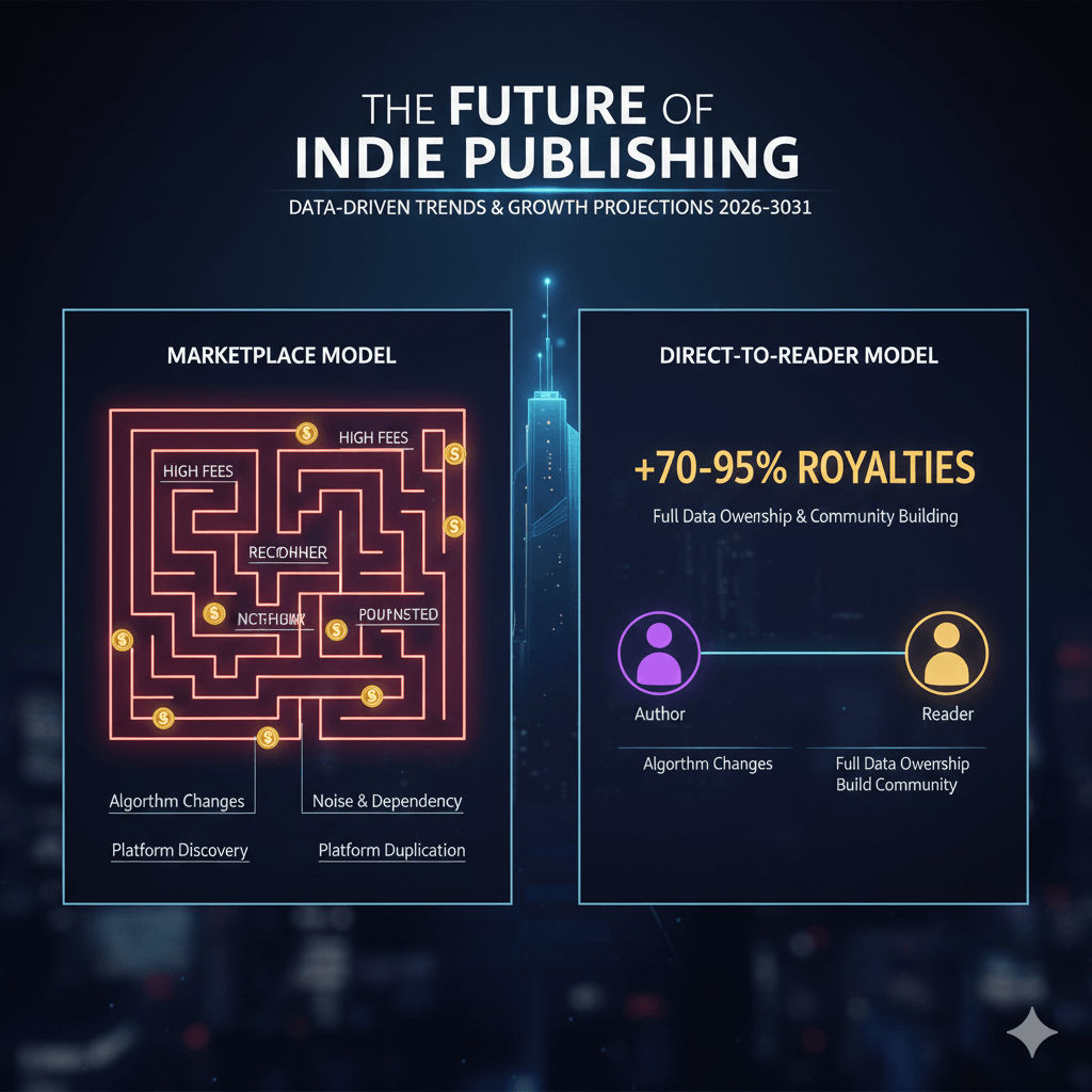 Infographic of The Future of Indie Publishing Marketplaces