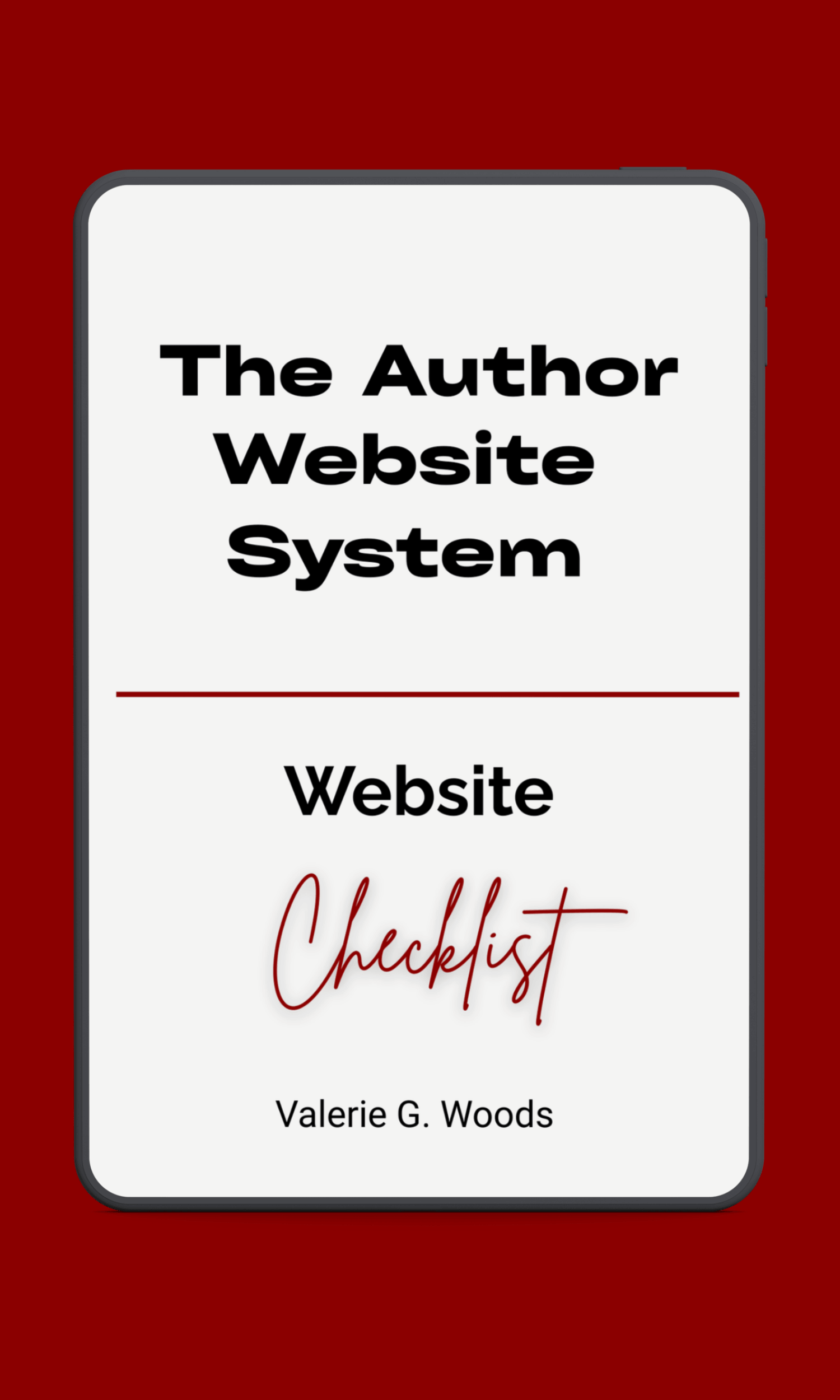 Cover for Website Checklist
