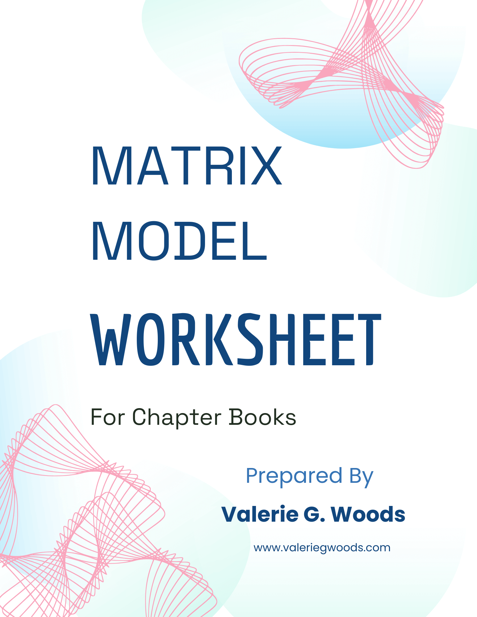 Cover for: Matrix Model Worksheet For Chapter Books