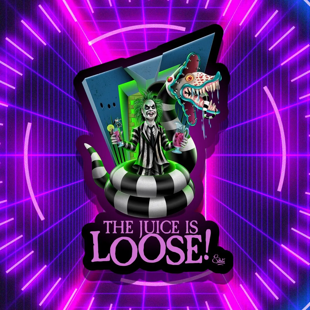 The Juice Is Loose Vinyl/Glossy Sticker