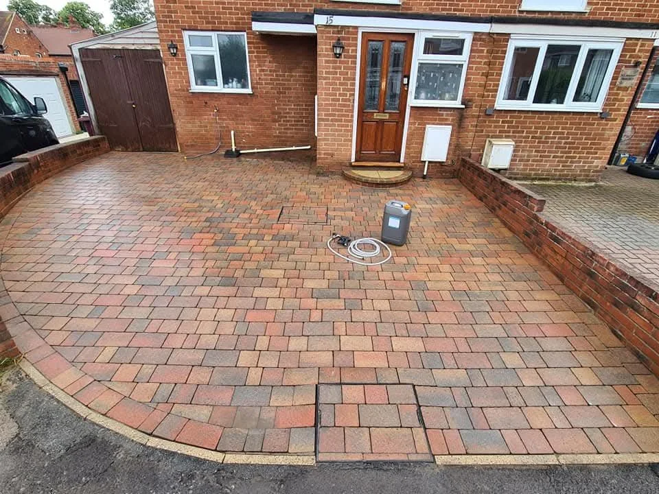 Driveway complete transformation completed by Immaculate Services in Reading